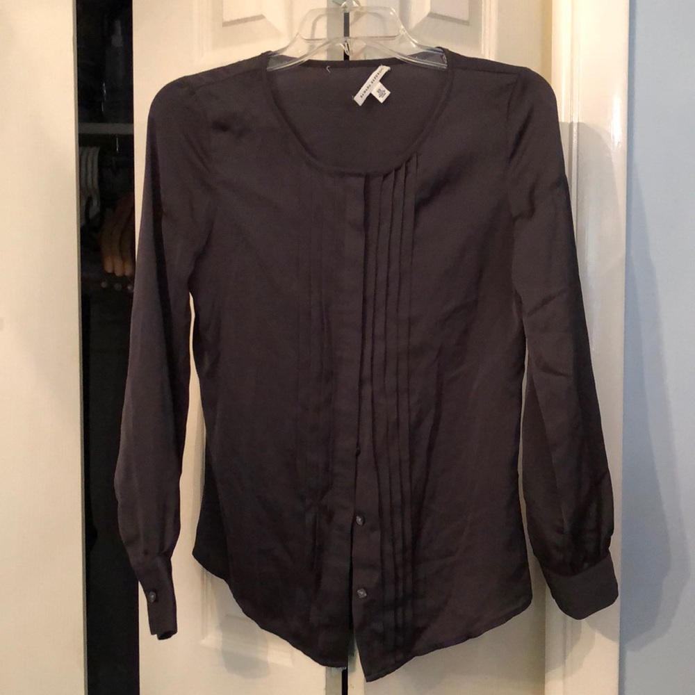 Banana Republic | Satin button down skirt